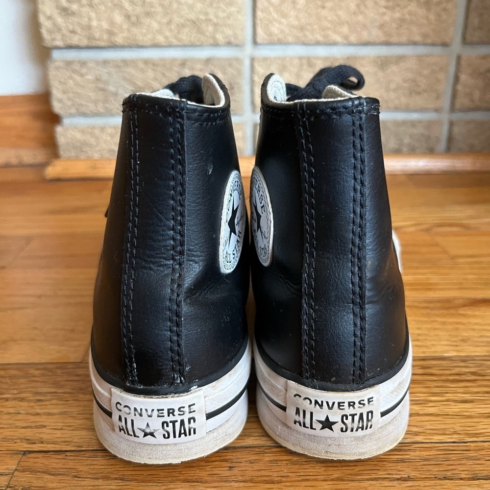 Converse Classic Black and White High-Tops - Picture 4 of 4